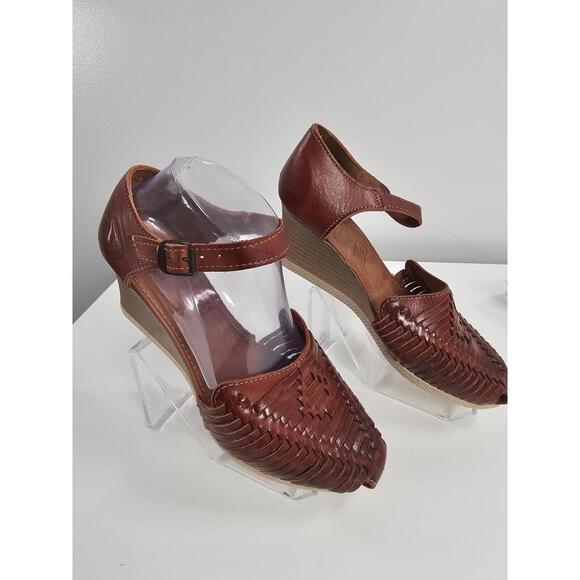 Maya Aunthentic Mexican Wedge Sandals NWOT - Picture 2 of 11
